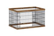 Dog cage puppy run  free-range enclosure with steel mesh
