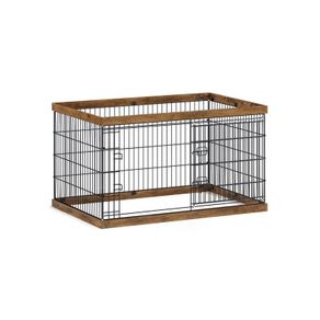 Dog cage puppy run  free-range enclosure with steel mesh