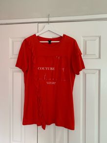 River Island Red Couture T-Shirt