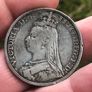 8 x Silver Victoria Crowns rare dates Image 10