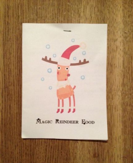 Reindeer food!