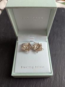 silver filigree earrings