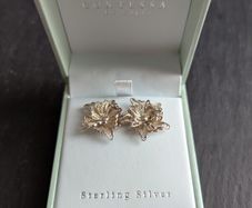silver filigree earrings