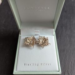 silver filigree earrings