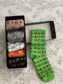 Gucci GG Knit Socks box of 6