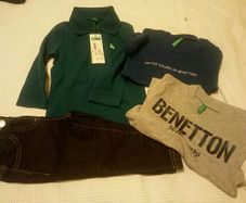 BNWT AGE 1 Benetton Boys Bundle