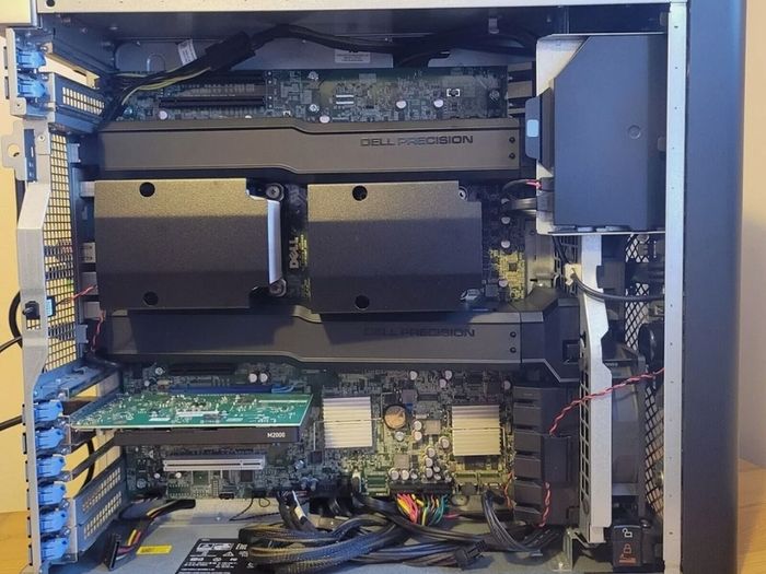 DELL WORKSTATION T7600 2x Intel Xeon E5-2687W (3.10 GHz base, 3.80 GHz Turbo Boost, Total 16 cores/32 threads  4TB storage , 512GB  16x32GB memory ram video card for 4 monitors display port