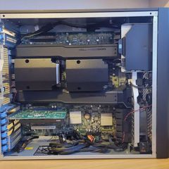 DELL WORKSTATION T7600 2x Intel Xeon E5-2687W (3.10 GHz base, 3.80 GHz Turbo Boost, Total 16 cores/32 threads  4TB storage , 512GB  16x32GB memory ram video card for 4 monitors display port