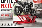 Hydraulic Motorcycle Lift Jack 1500lb / 680kg  Heavy Duty ATV &amp; Motorcycle Hoist Stand