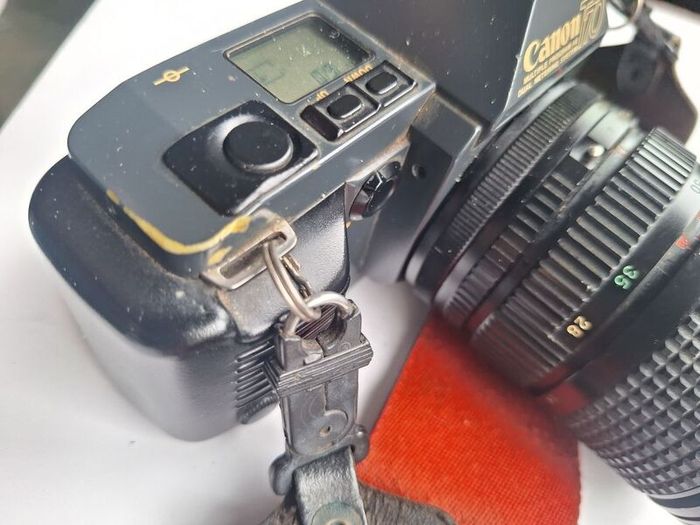 Canon T70, a 35mm film camera
