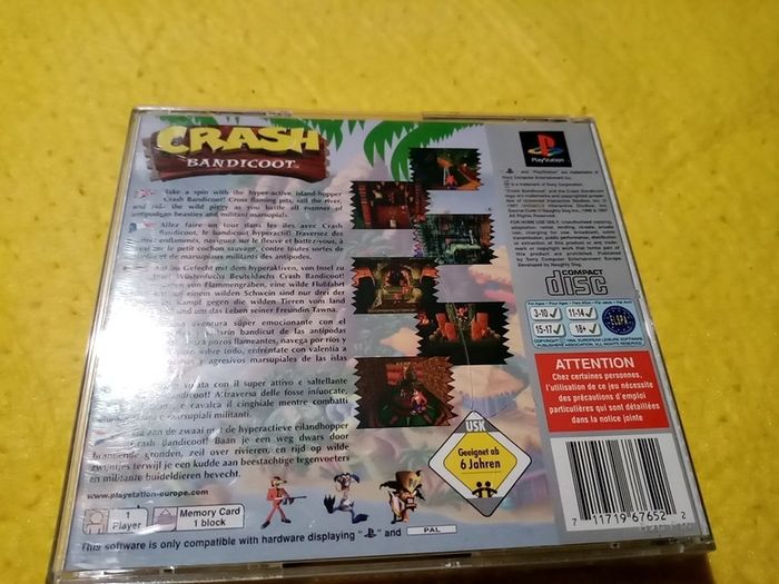 Crash Bandicoot PlayStation 1 Ps1 PlayStation 2 ps2 games Original