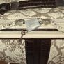 Brown 3 Piece Snake Skin Luggage Set Image 7