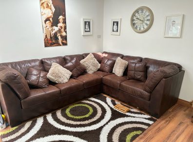 L shaped sofa
