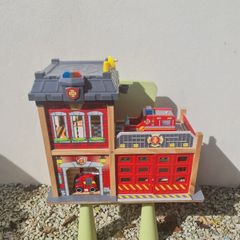 Wooden fire station