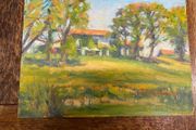 Norman Teeling original painting Listed Irish Artist unframed