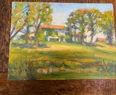 Norman Teeling original painting Listed Irish Artist unframed