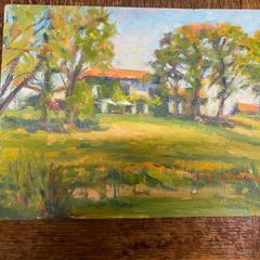 Norman Teeling original painting Listed Irish Artist unframed