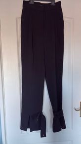 H&M Black Trousers size uk 4/6