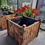 2 wooden planters Image 2