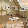 Standing Desk, 80cm Small Height Adjustable Desk with 3 Memory Heights Image 6