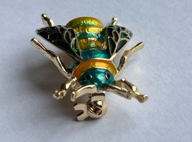 fly brooch ENAMEL