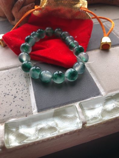 beads ladies mossagate bracelet