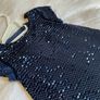 Perfect party occasion dress Stunning sequin dress navy Little Stitches 7 8 Image 3