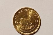 Gold Krugerrand coin