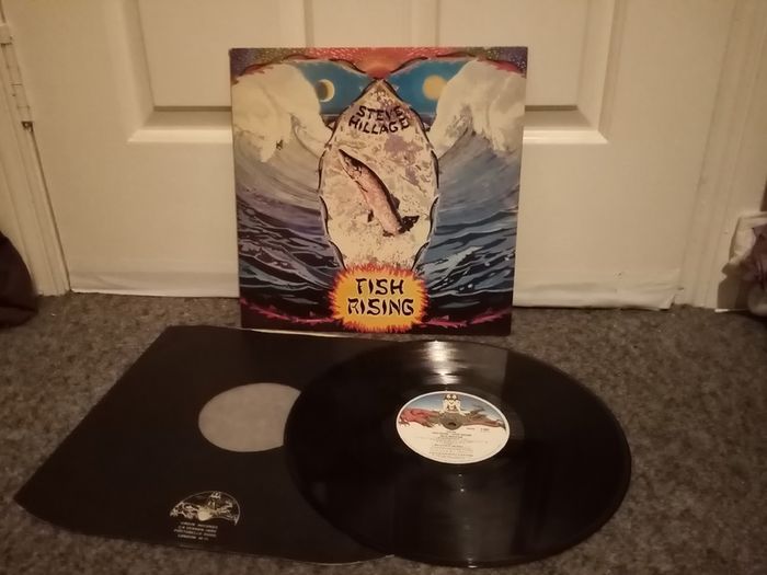 STEVE HILLAGE Fish Rising 1st UK press 1976 lp Gong Genesis King Crimson