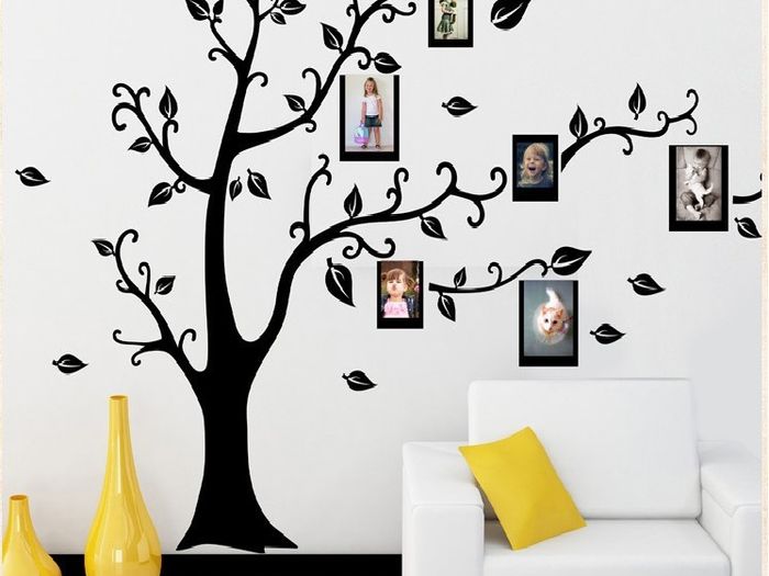 Memory Photo Tree Wall Stickers Decor Decals Art Sitting Room