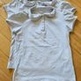 NEXT x2 Girls School White Polo Shirts 10Y Image 3