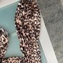 Leopard print long blouse from gallery at dunnes Image 3