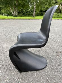 Retro Panton style S chair. c1980s