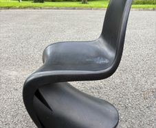 Retro Panton style S chair. c1980s