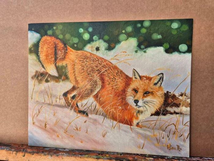 The mouse that got away | oil on canvas panel