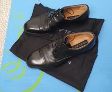 Mens Black Leather Shoes - Size 11