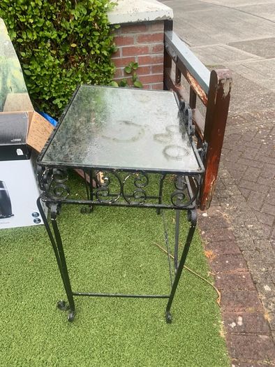 Cast iron table