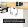 110 x 54 Electric Standing Desk ONE PIECE Height Adjustable Standing Desk Image 2