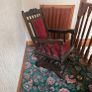 Antique 20th century Spindle Rocking chair Image 2