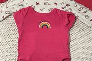9 baby bodysuits 0-3 monts