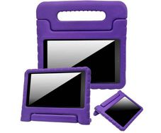 For Amazon Fire HD 8 2024 12th Gen Kids Case Shockproof Cover With Stand - Purple