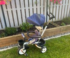 HOMCOM Metal Frame 6 in 1 Baby Push Tricycle