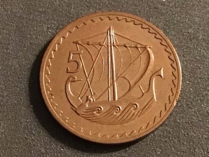 Cyprus 1970 5 Miles