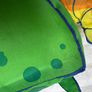 Little Tikes green monster plush approx. 27 cm. Dirty Used Please see photos Image 10