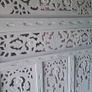 Carved wooden room divider Image 5
