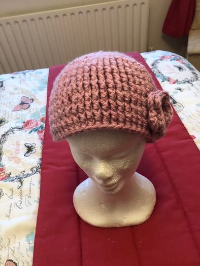 Hand crochet hat