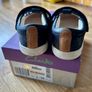 CLARKS Mini Blossom Blue Leather Image 3