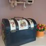 Hand decorated toy chest Image 6