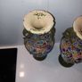 antique japanese satsuma vases vintage hand made and painted art decoration home decor table vintage vase antique gift presents  asian Image 6