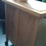 Solid Wood Butcher Block Kitchen Cabinet on casters Image 6
